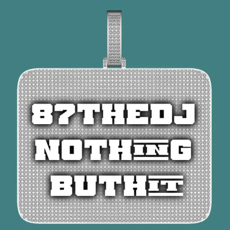 CUSTOM LETTER NECKLACE 3D BIG SQUARE sold by The GUU Shop