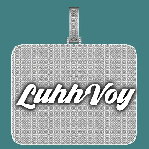 CUSTOM LETTER NECKLACE 3D BIG SQUARE sold by The GUU Shop