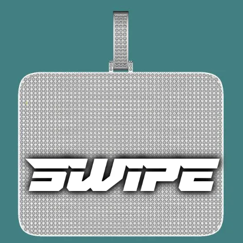 CUSTOM LETTER NECKLACE 3D BIG SQUARE sold by The GUU Shop