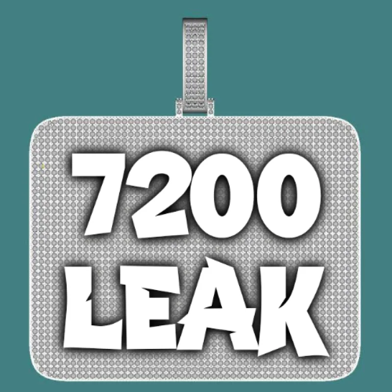 CUSTOM LETTER NECKLACE 3D BIG SQUARE sold by The GUU Shop