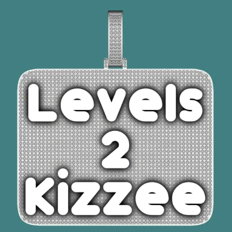 CUSTOM LETTER NECKLACE 3D BIG SQUARE sold by The GUU Shop