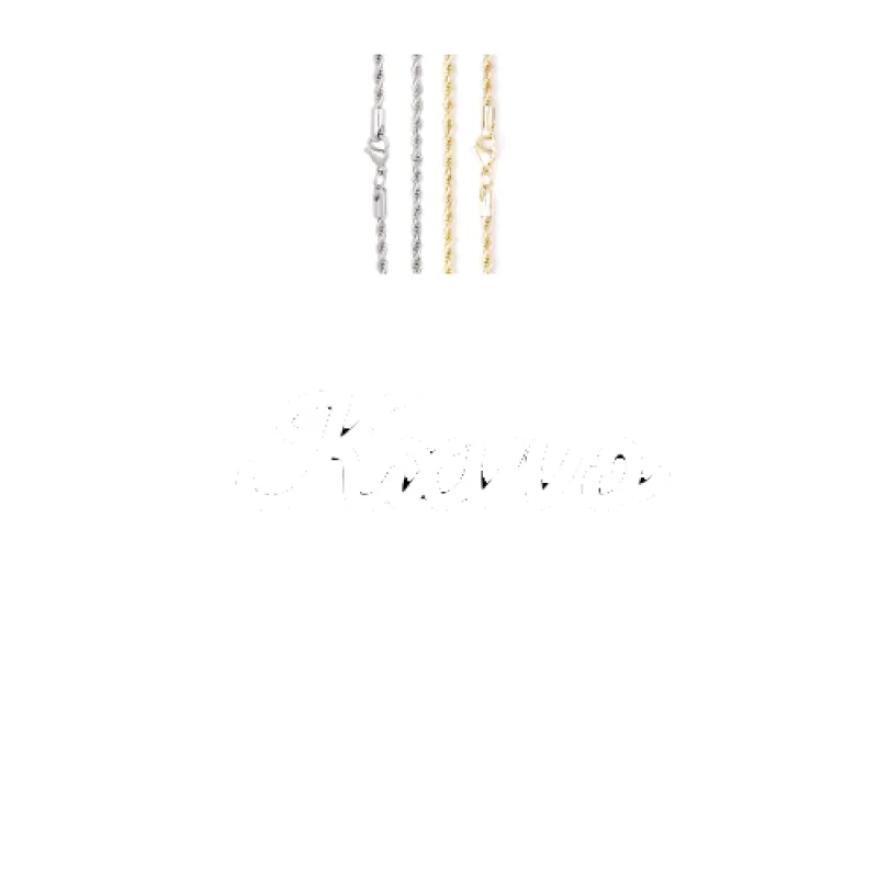 Script Custom Letter Necklace sold by The GUU Shop