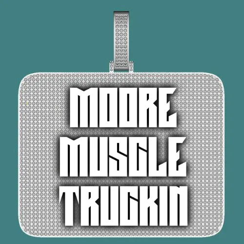 CUSTOM LETTER NECKLACE 3D BIG SQUARE sold by The GUU Shop