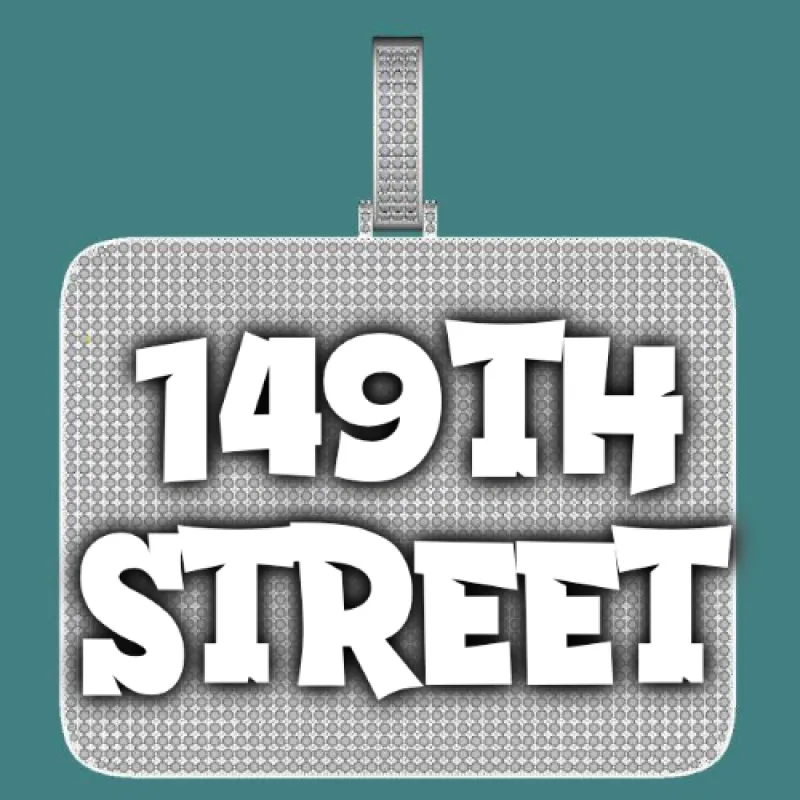 CUSTOM LETTER NECKLACE 3D BIG SQUARE sold by The GUU Shop