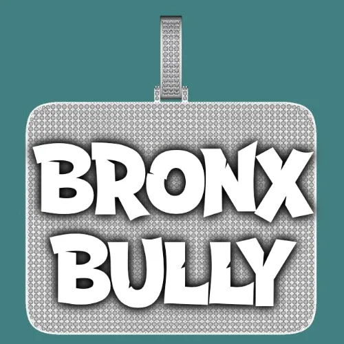 CUSTOM LETTER NECKLACE 3D BIG SQUARE sold by The GUU Shop