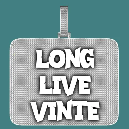 CUSTOM LETTER NECKLACE 3D BIG SQUARE sold by The GUU Shop