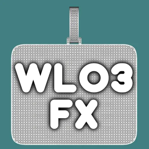 CUSTOM LETTER NECKLACE 3D BIG SQUARE sold by The GUU Shop