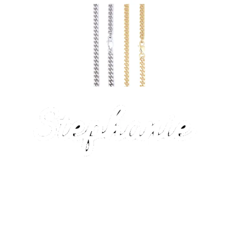 Script Custom Letter Necklace made by The GUU Shop