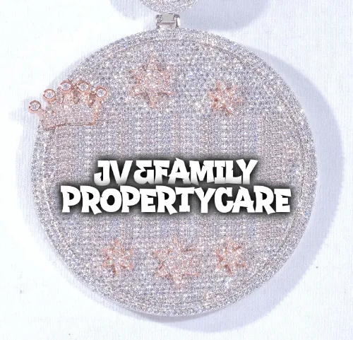 CUSTOM LETTER NECKLACE 3D BIG CROWN DISC sold by The GUU Shop