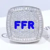 CUSTOM LETTER 3D ICED RING sold by The GUU Shop