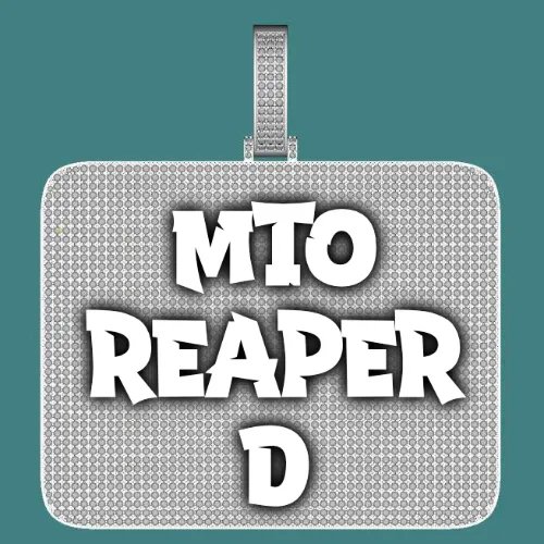 CUSTOM LETTER NECKLACE 3D BIG SQUARE sold by The GUU Shop