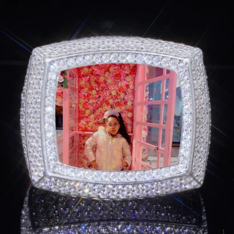 3D CUSTOM PICTURE ICED RING sold by The GUU Shop