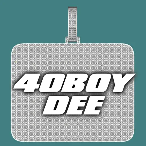 CUSTOM LETTER NECKLACE 3D BIG SQUARE sold by The GUU Shop