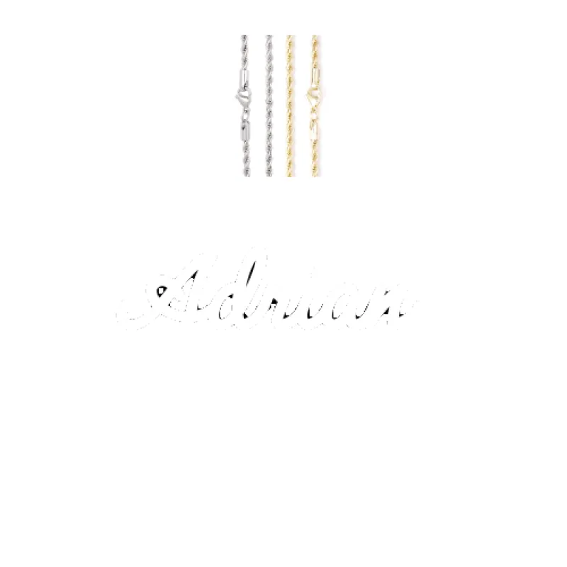 Script Custom Letter Necklace sold by The GUU Shop