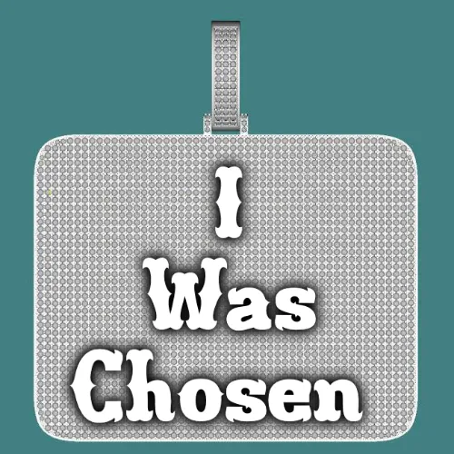 CUSTOM LETTER NECKLACE 3D BIG SQUARE sold by The GUU Shop