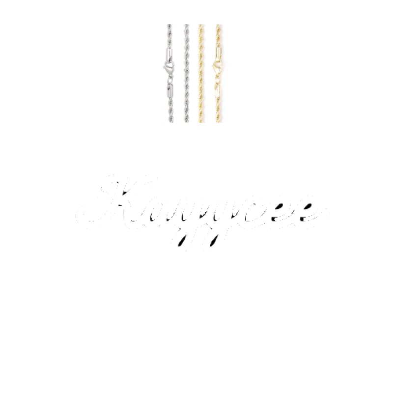 Script Custom Letter Necklace sold by The GUU Shop