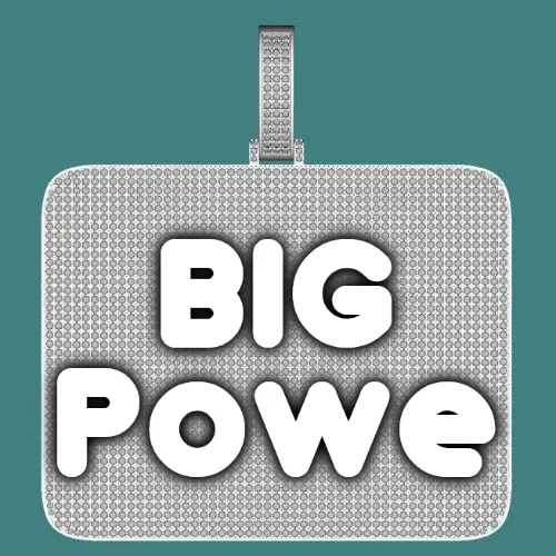 CUSTOM LETTER NECKLACE 3D BIG SQUARE sold by The GUU Shop