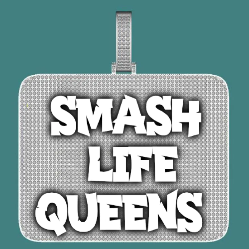 CUSTOM LETTER NECKLACE 3D BIG SQUARE sold by The GUU Shop