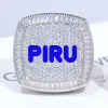 CUSTOM LETTER 3D ICED RING sold by The GUU Shop