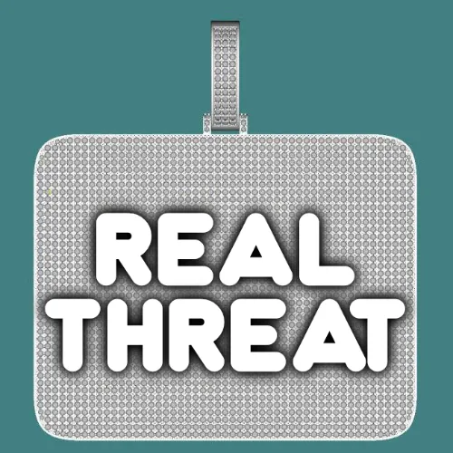 CUSTOM LETTER NECKLACE 3D BIG SQUARE sold by The GUU Shop