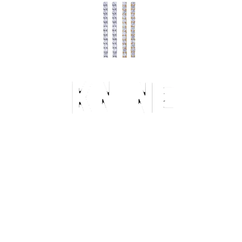 Custom Letters Baguette Two Layer Necklace sold by The GUU Shop