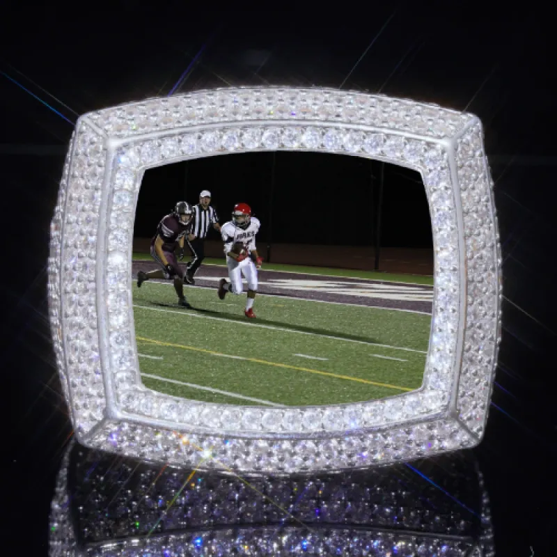 3D CUSTOM PICTURE ICED RING sold by The GUU Shop