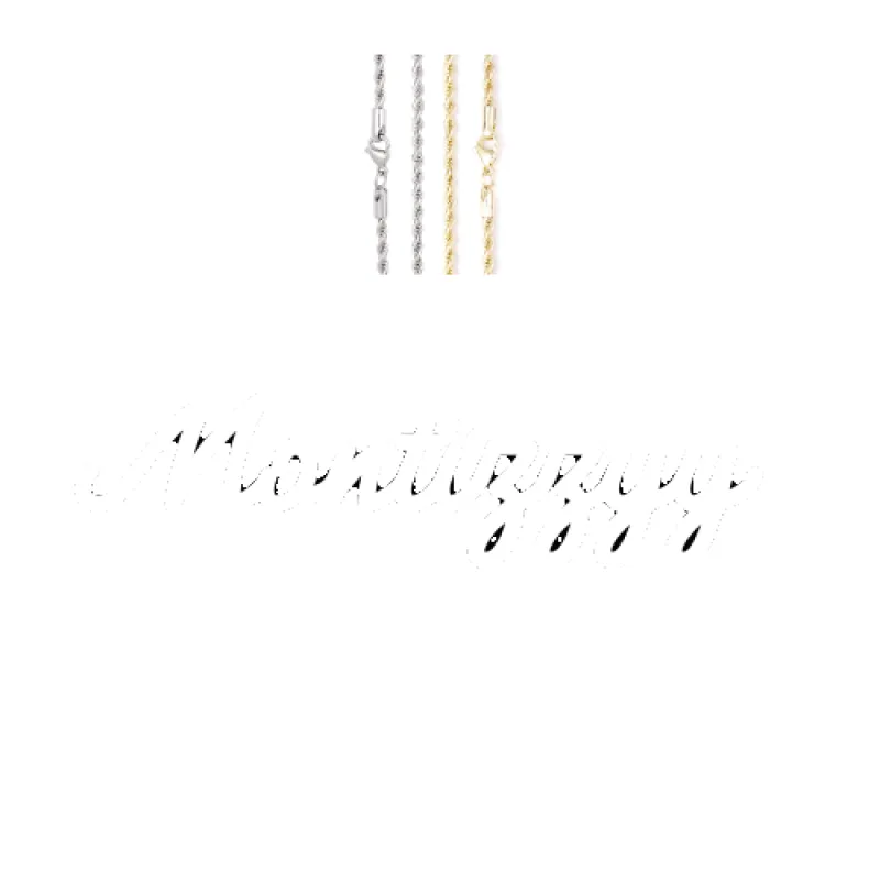 Script Custom Letter Necklace made by The GUU Shop