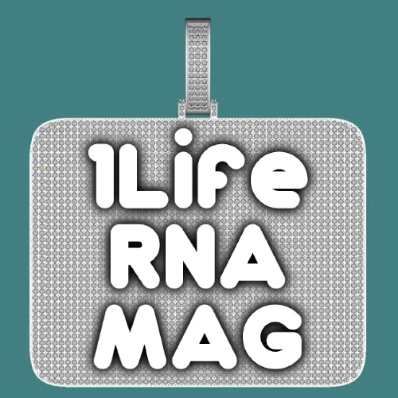 CUSTOM LETTER NECKLACE 3D BIG SQUARE made by The GUU Shop