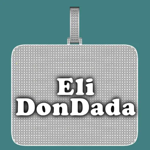 CUSTOM LETTER NECKLACE 3D BIG SQUARE sold by The GUU Shop