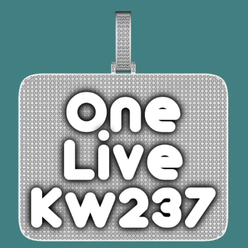 CUSTOM LETTER NECKLACE 3D BIG SQUARE sold by The GUU Shop