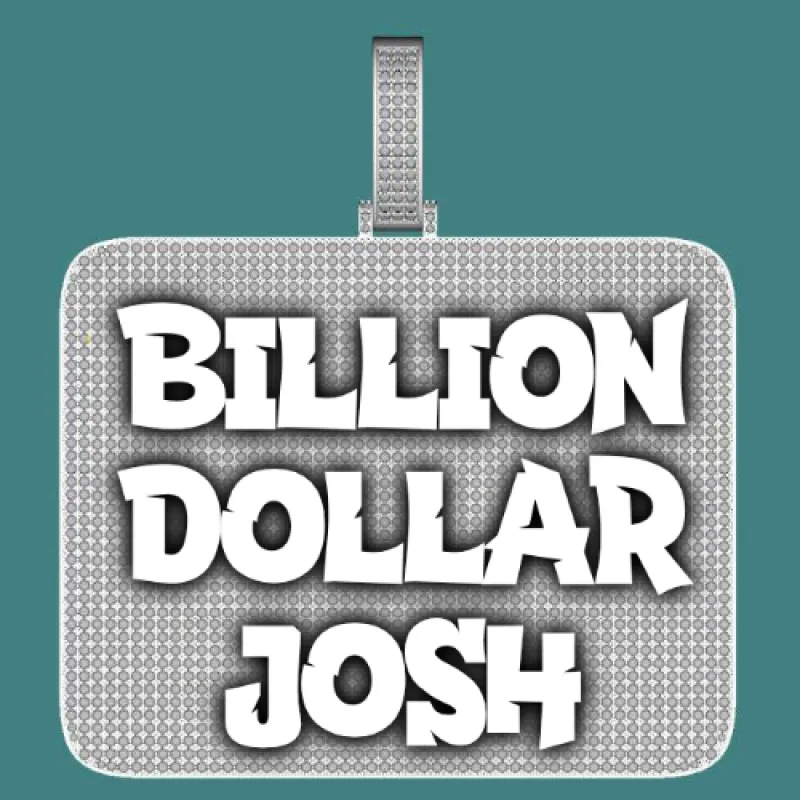 CUSTOM LETTER NECKLACE 3D BIG SQUARE sold by The GUU Shop