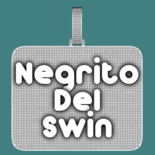 CUSTOM LETTER NECKLACE 3D BIG SQUARE sold by The GUU Shop