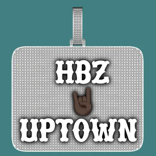 CUSTOM LETTER NECKLACE 3D BIG SQUARE sold by The GUU Shop