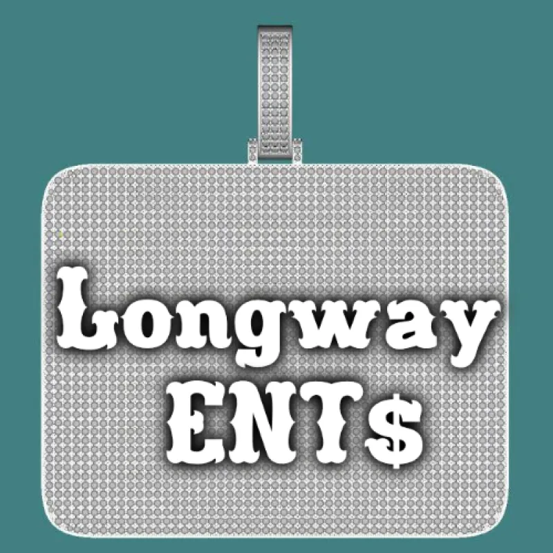 CUSTOM LETTER NECKLACE 3D BIG SQUARE sold by The GUU Shop