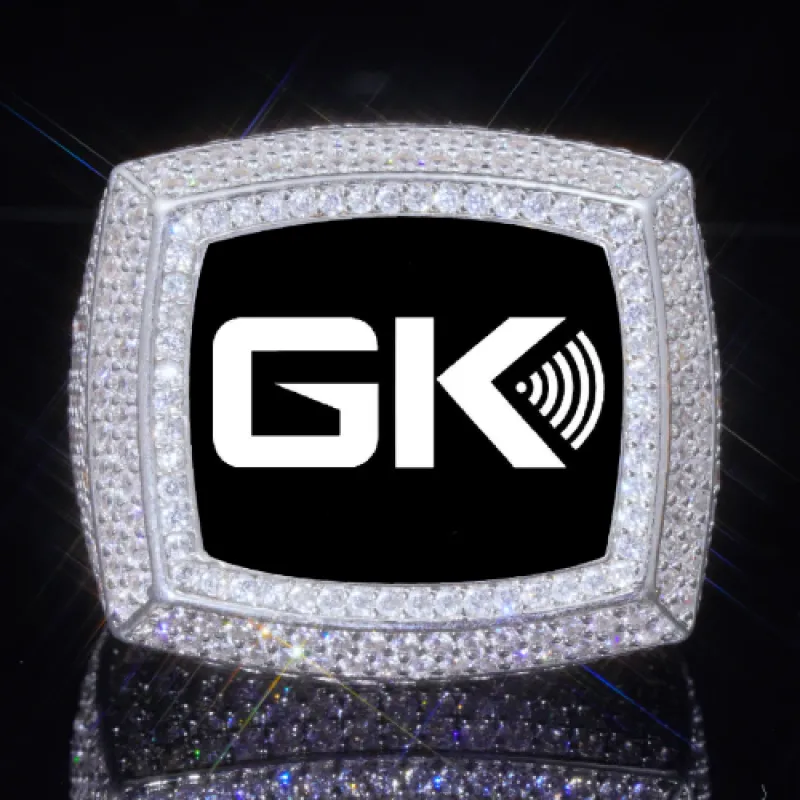 3D CUSTOM PICTURE ICED RING sold by The GUU Shop