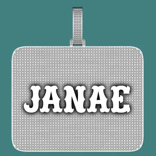 CUSTOM LETTER NECKLACE 3D BIG SQUARE sold by The GUU Shop