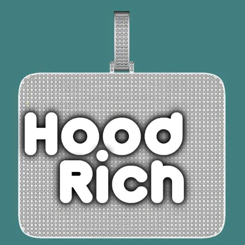 CUSTOM LETTER NECKLACE 3D BIG SQUARE sold by The GUU Shop