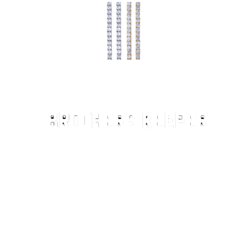 Custom Letters Baguette Two Layer Necklace sold by The GUU Shop