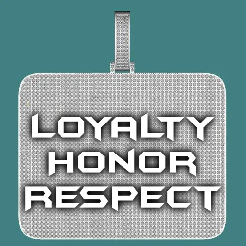 CUSTOM LETTER NECKLACE 3D BIG SQUARE sold by The GUU Shop