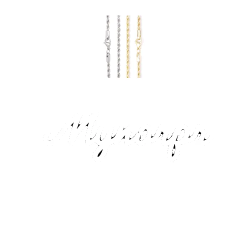 Script Custom Letter Necklace sold by The GUU Shop