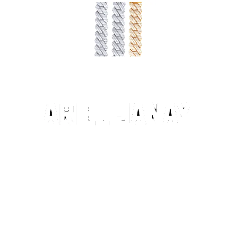 Custom Letters Baguette Two Layer Necklace made by The GUU Shop