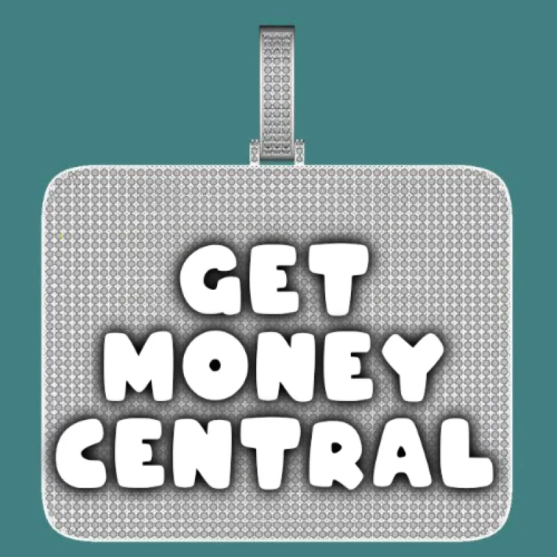 CUSTOM LETTER NECKLACE 3D BIG SQUARE sold by The GUU Shop