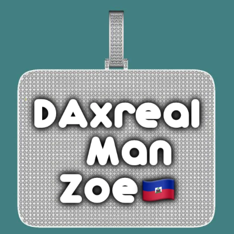 CUSTOM LETTER NECKLACE 3D BIG SQUARE sold by The GUU Shop