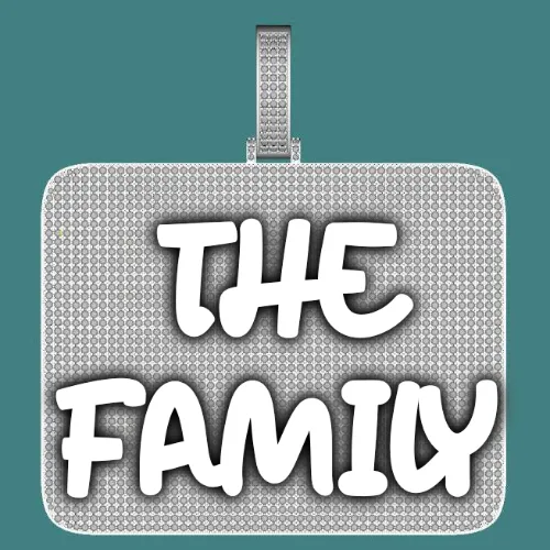 CUSTOM LETTER NECKLACE 3D BIG SQUARE sold by The GUU Shop