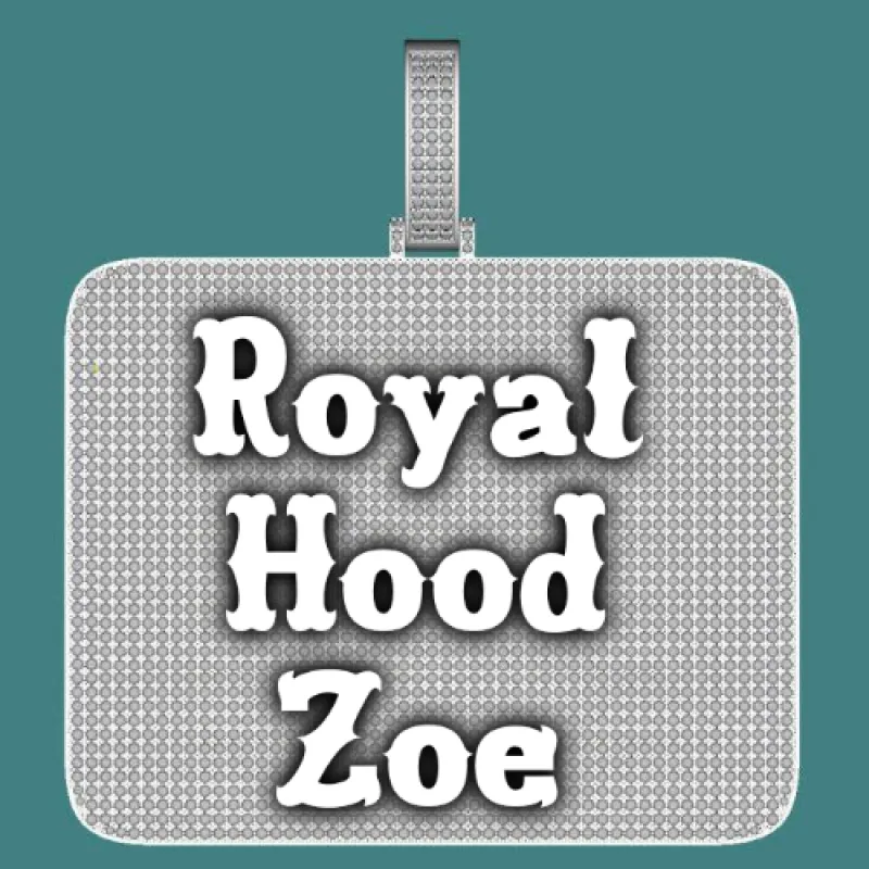 CUSTOM LETTER NECKLACE 3D BIG SQUARE sold by The GUU Shop