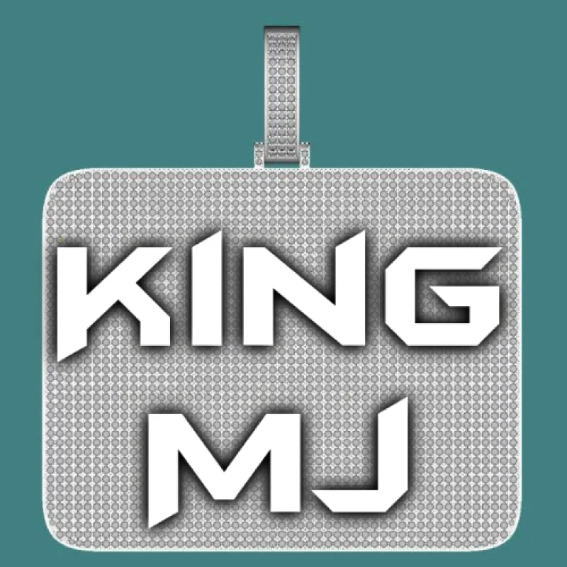 CUSTOM LETTER NECKLACE 3D BIG SQUARE sold by The GUU Shop