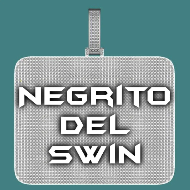 CUSTOM LETTER NECKLACE 3D BIG SQUARE sold by The GUU Shop