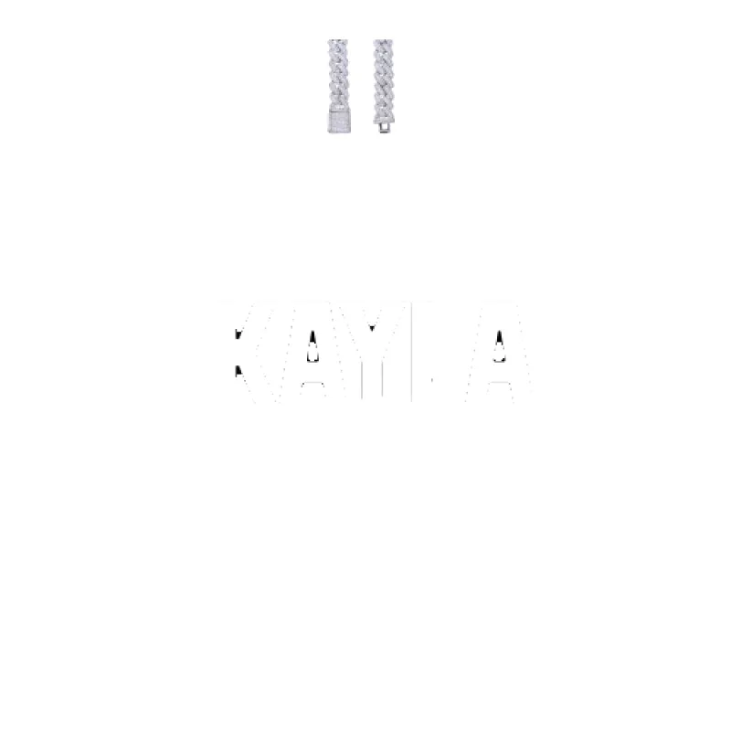 Custom Letters Baguette Two Layer Necklace sold by The GUU Shop