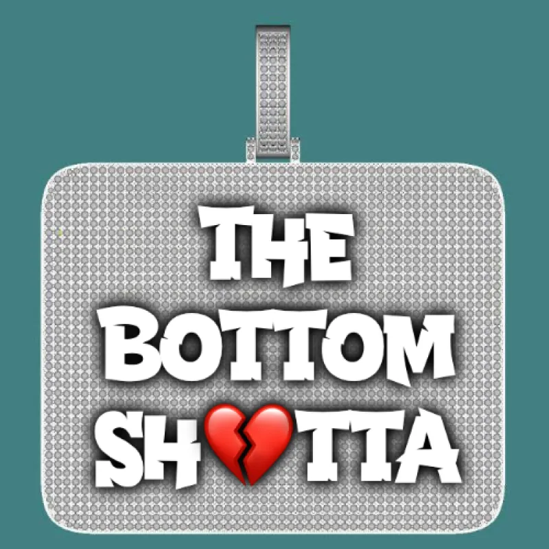 CUSTOM LETTER NECKLACE 3D BIG SQUARE sold by The GUU Shop