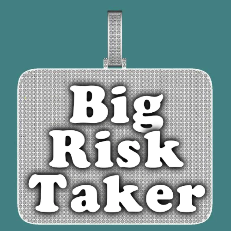 CUSTOM LETTER NECKLACE 3D BIG SQUARE sold by The GUU Shop